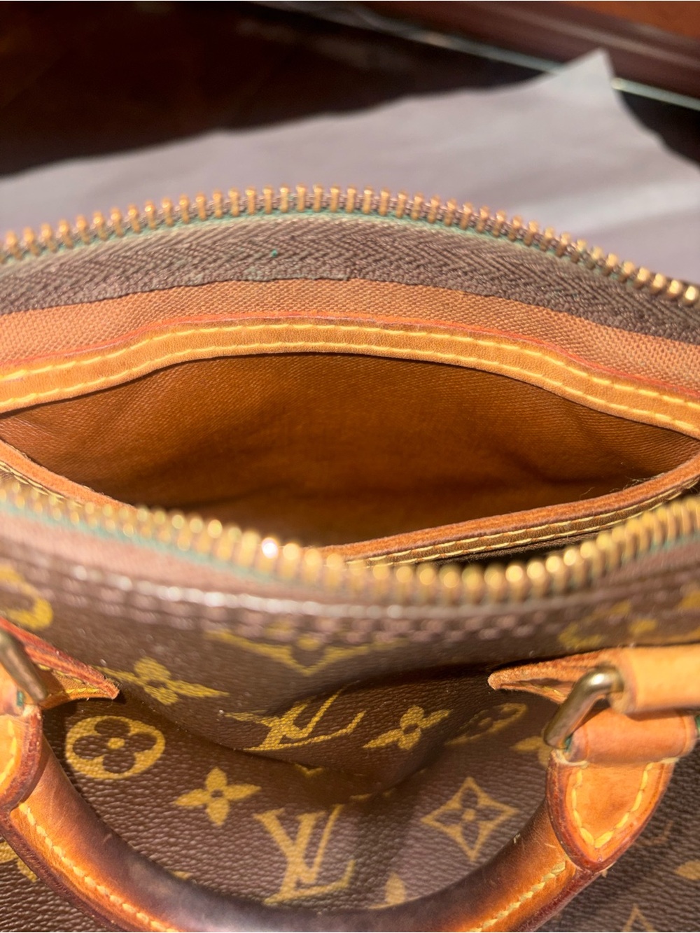 Vintage Louis Vuitton Monogram Speedy 25 - Made in USA (SD04027) - Picture 10 of 10